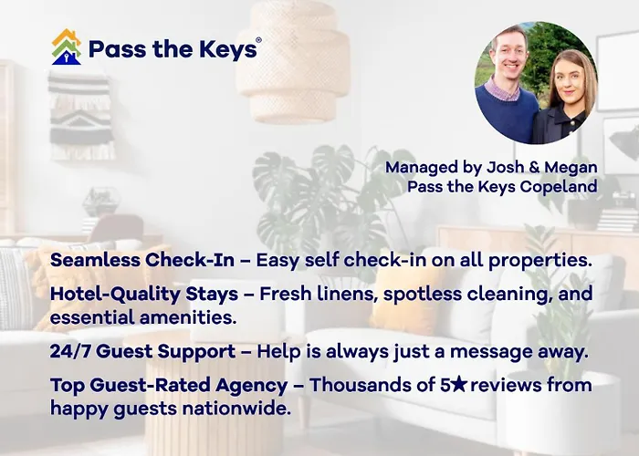 Apartment Elegant 2 Bed Retreat In Ford Park - Pass The Keys *